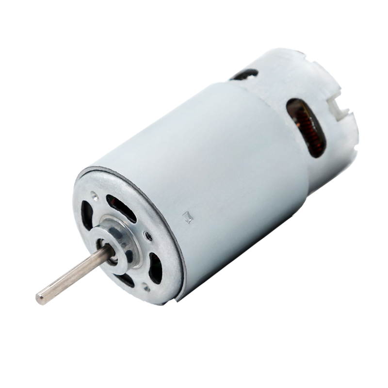 RS-550SL Støjsvag børste DC-motor til papirmakulatorer